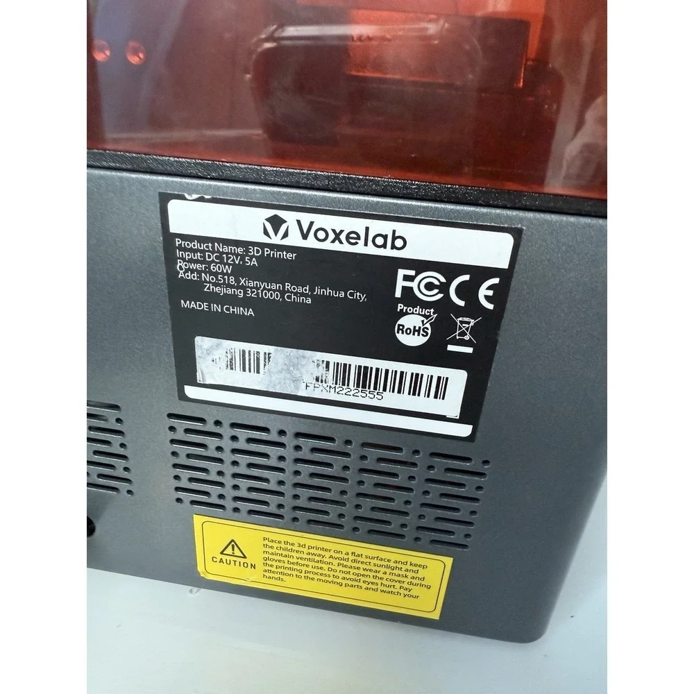 Voxelab Grey Resin 3D Printer with Photopolymer Resin‎